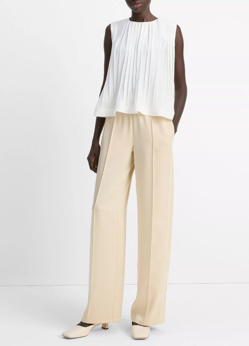 Vince. - Mid Rise Side Strap Pull On Pants in Pale Canyon