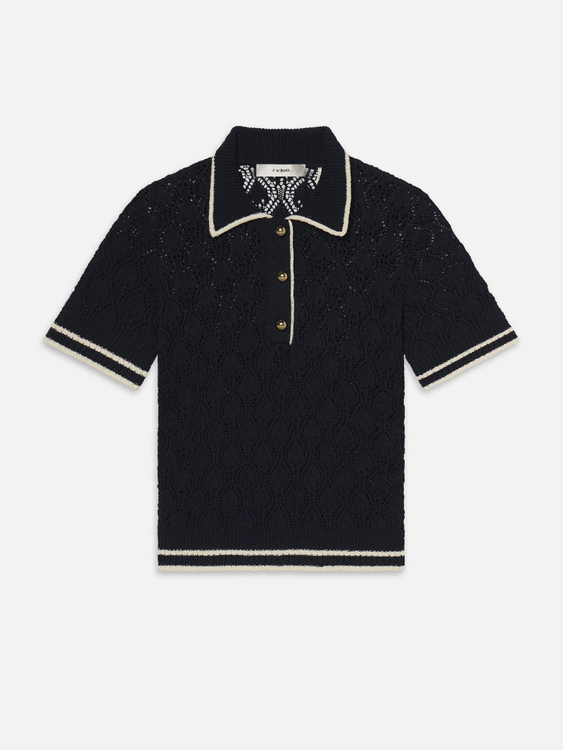 FRAME - The Rookie Polo in Navy Multi