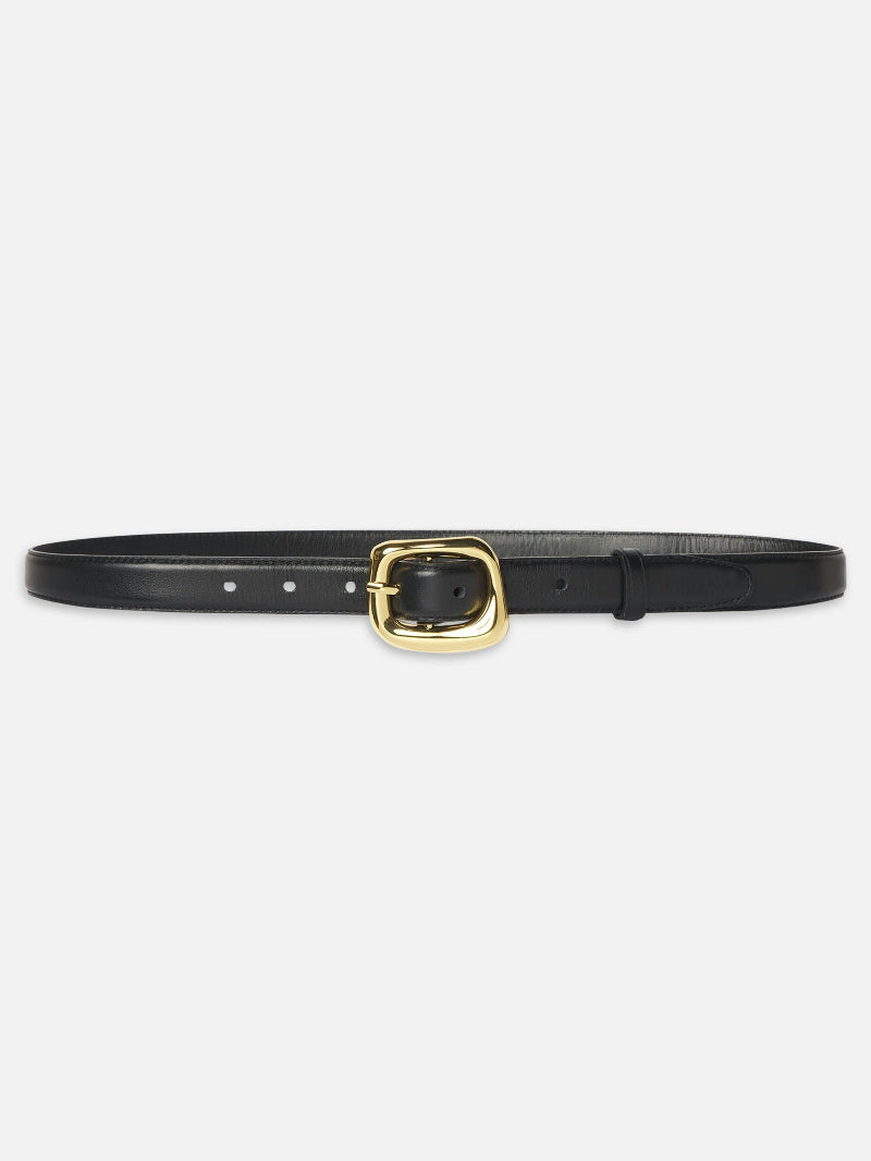 FRAME - The Organic Buckle Belt in Black