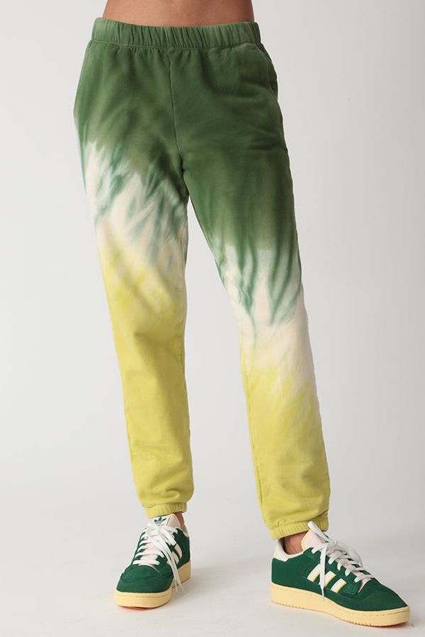 Electric & Rose - Siesta Sweatpant Fade in Olive Chartreuse