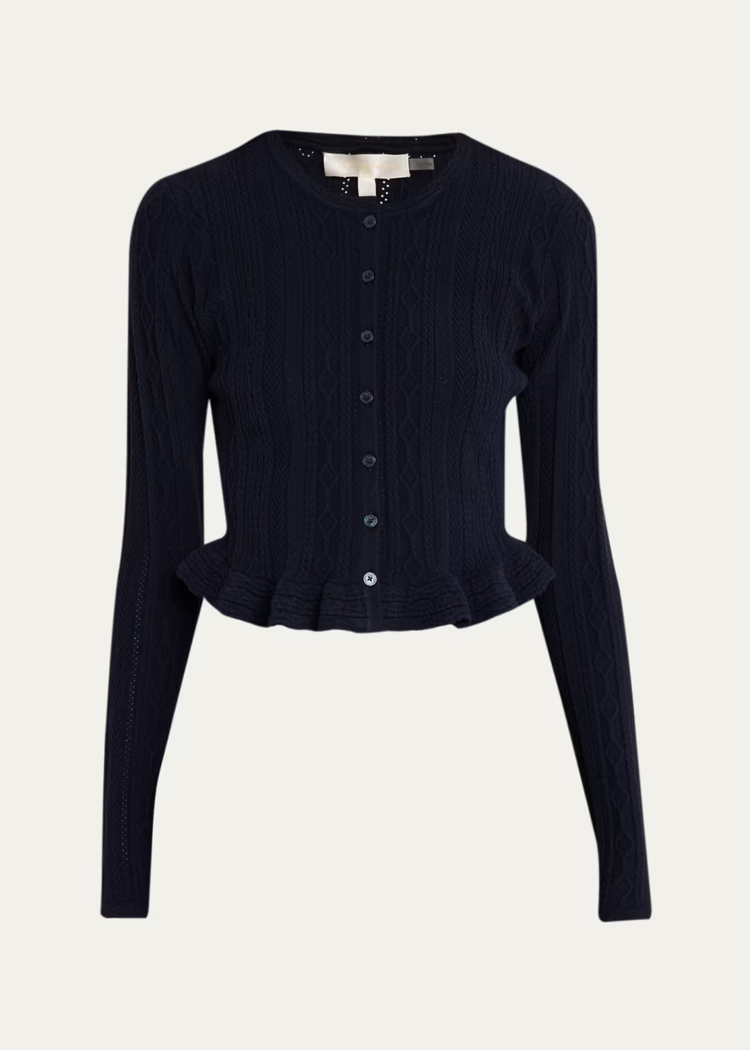 LoveShackFancy - Orly Cardigan in Midnight Kiss