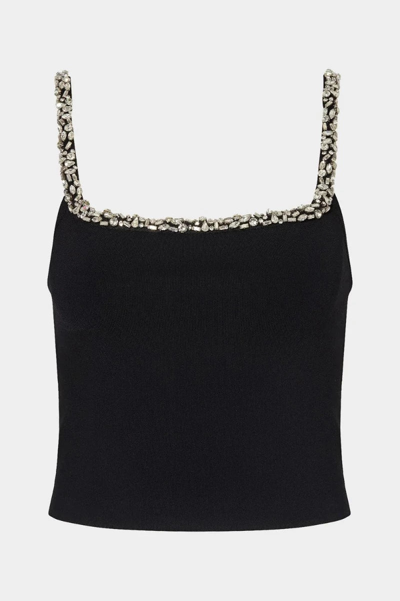 SIMKHAI - Grace Tank With Crystal Trim