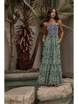 Misa Los Angeles - Sanya Dress in Mosaic Tile Mix