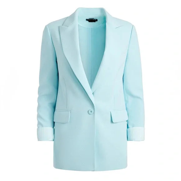 alice + olivia - Justine Roll Cuff Blazer in Julep