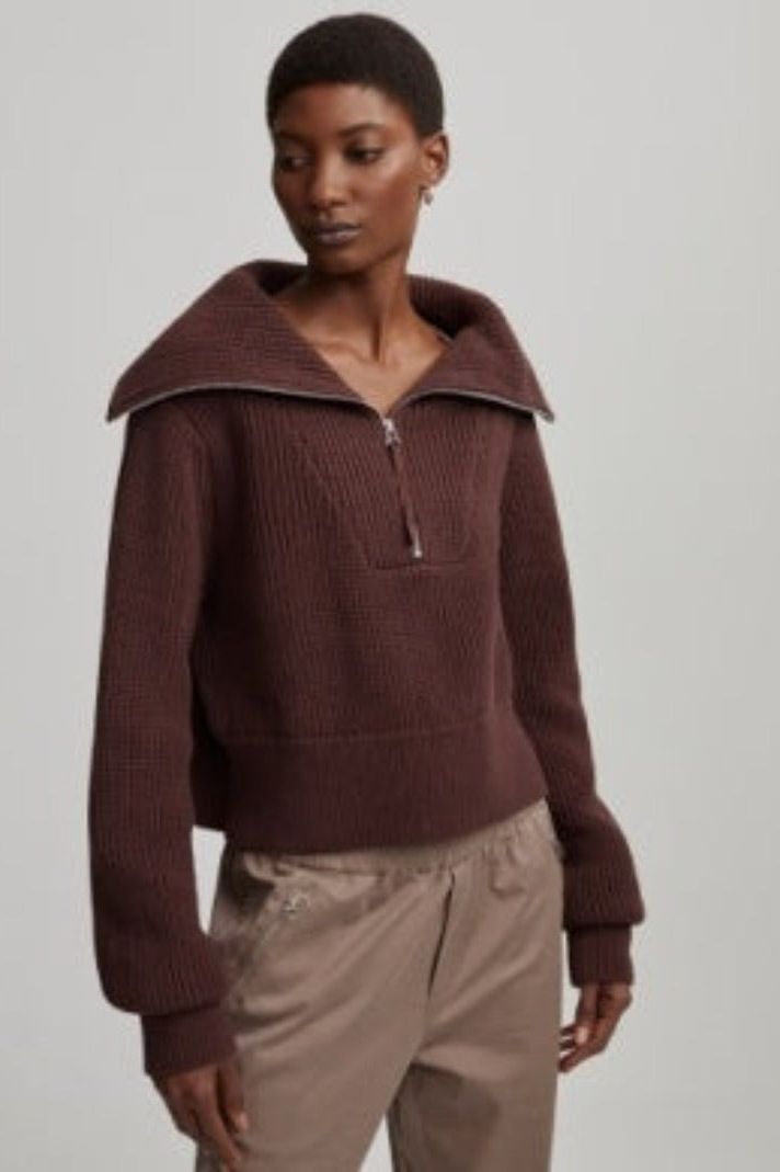 Varley - Mentone Knit in Deep Mahogany
