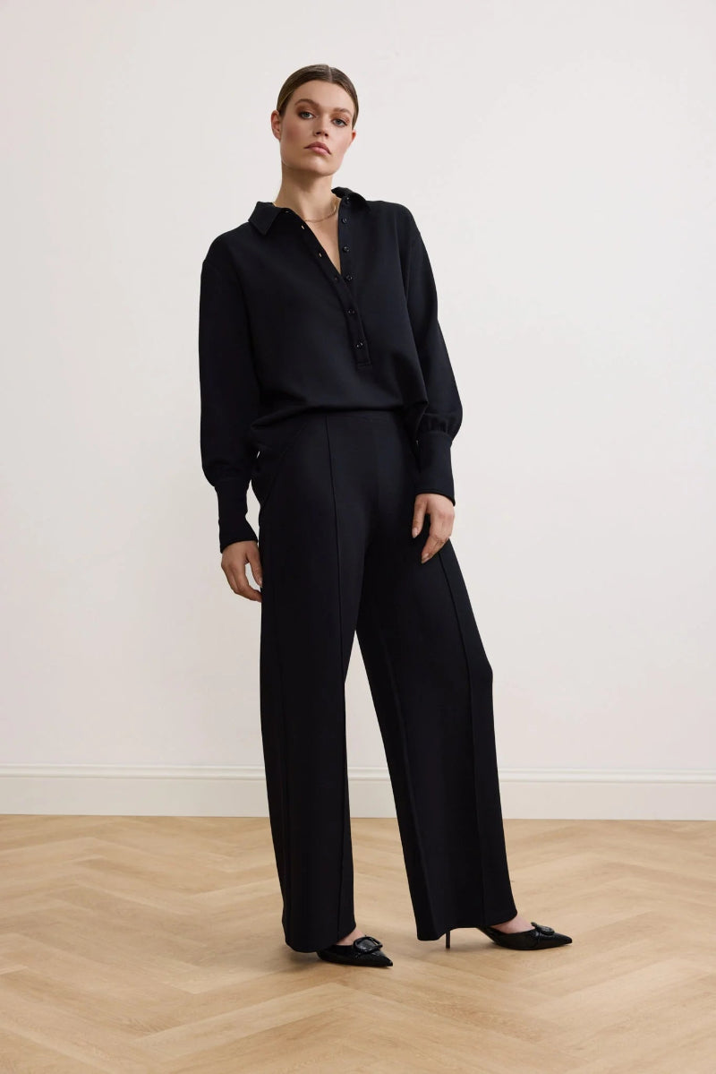 Lune Eva Blouse in Black