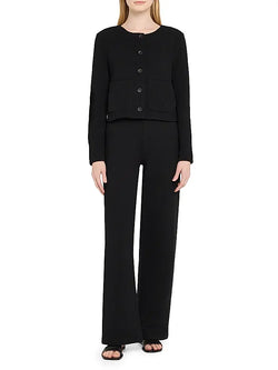 Lune - Moon Flared Pants in Black