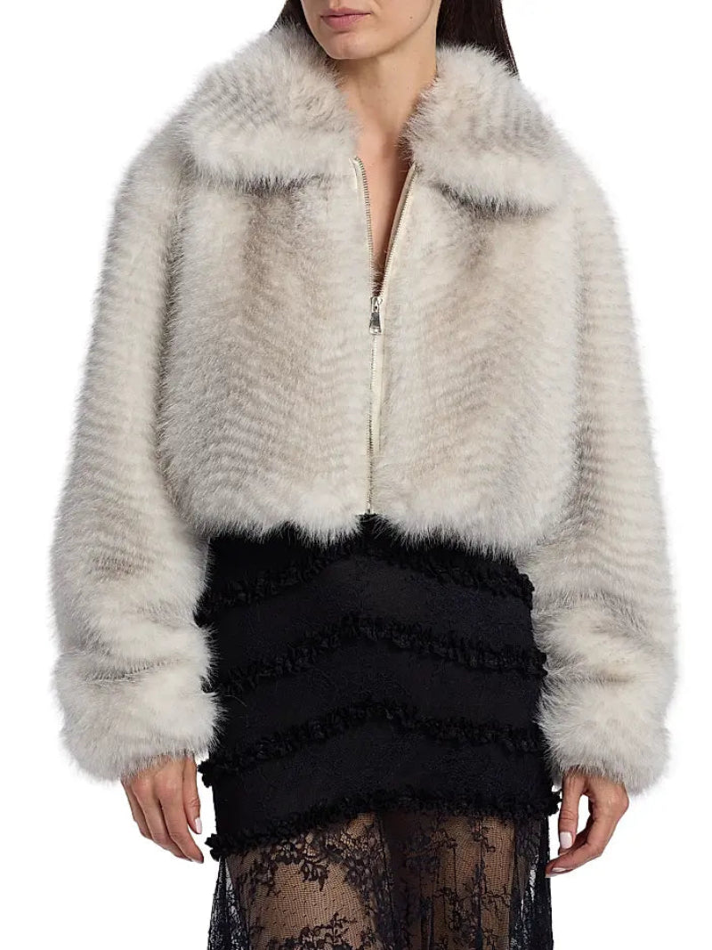 LoveShackFancy - Orlen Jacket in Grey