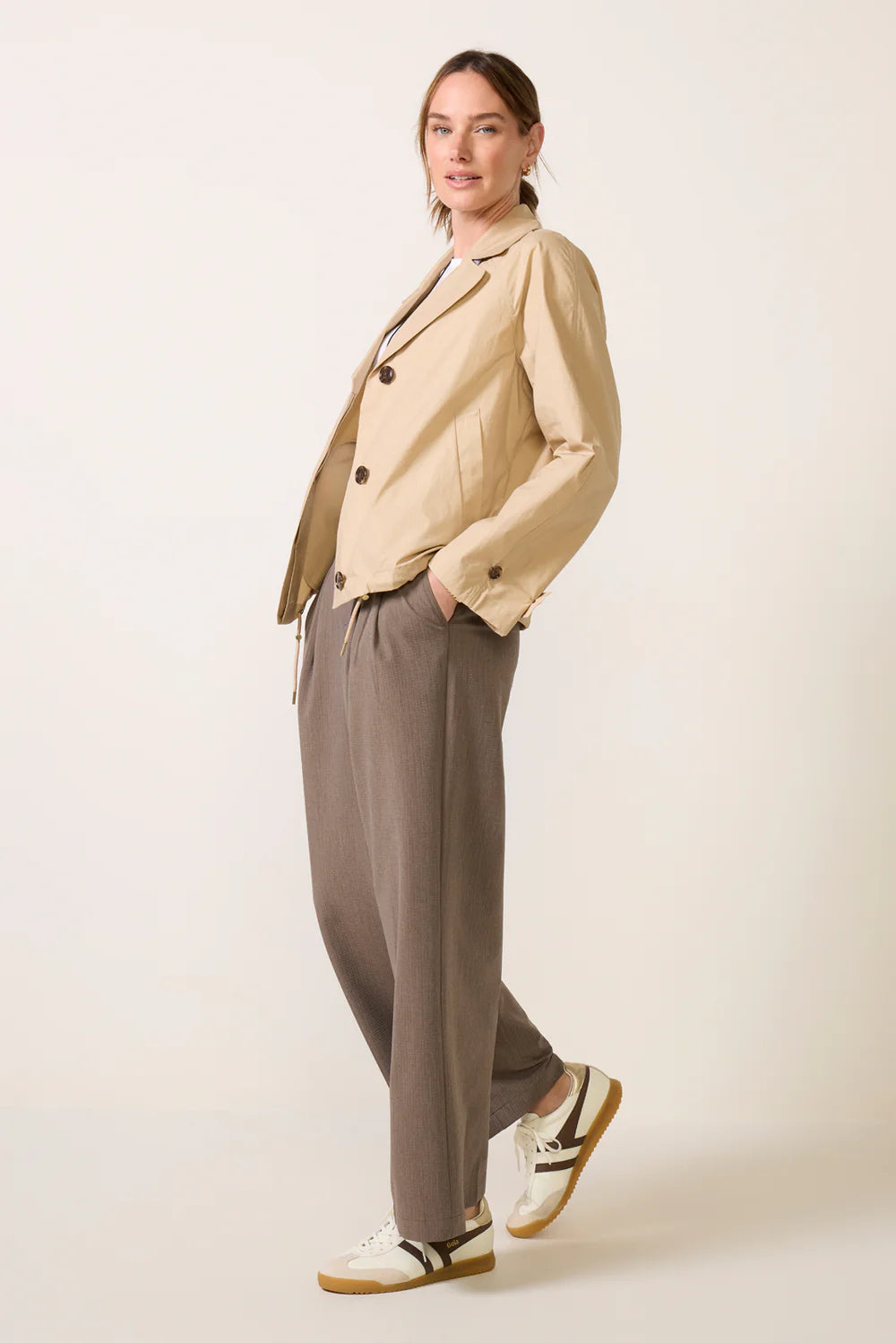 Varley - Petra Boxy Blouson Jacket in Nomad