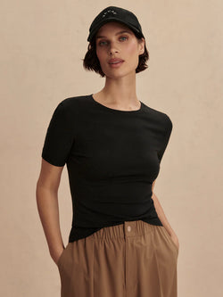 Varley - Regina Fitted Tee in Black