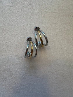 Xtraordinary Flair - Two Tone Triple Layer Hoops