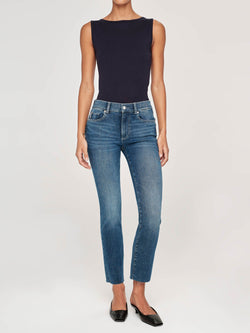 DL1961 - Mara Straight Mid Rise Instasculpt Ankle in Chancery