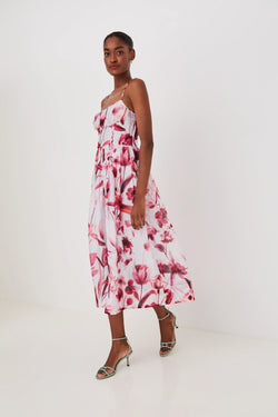 Cara Cara - Alba Midi Dress in Floral Print