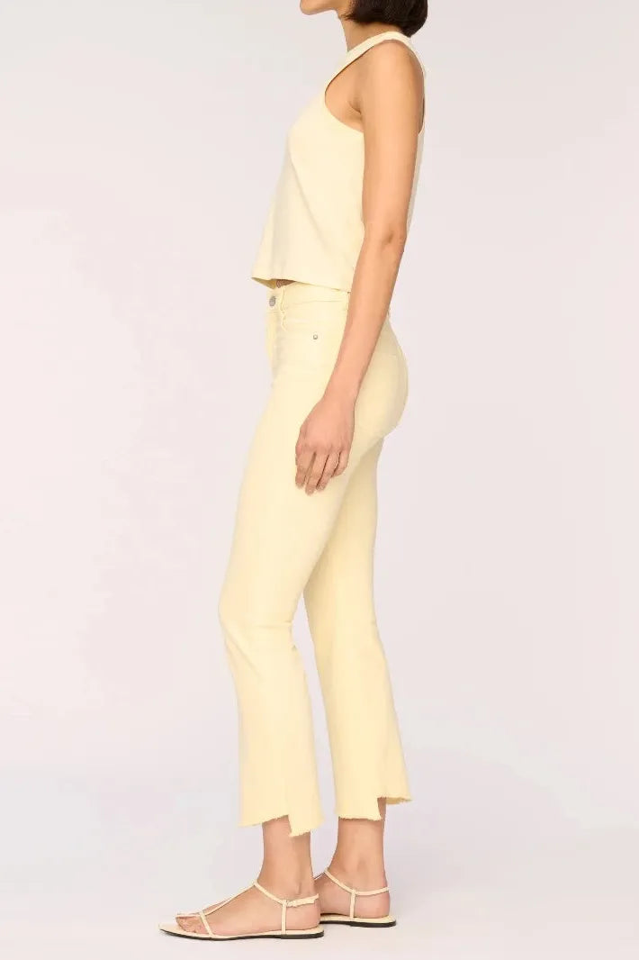 DL1961 - Bridget Boot Pants in Pale Yellow
