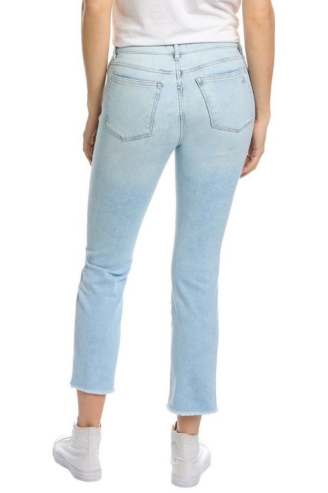 DL1961 - Mara Straight Jeans in Jet Stream Raw