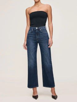 DL1961 - Karmine Refined Wide Leg; High Rise 28' in Dark Sea