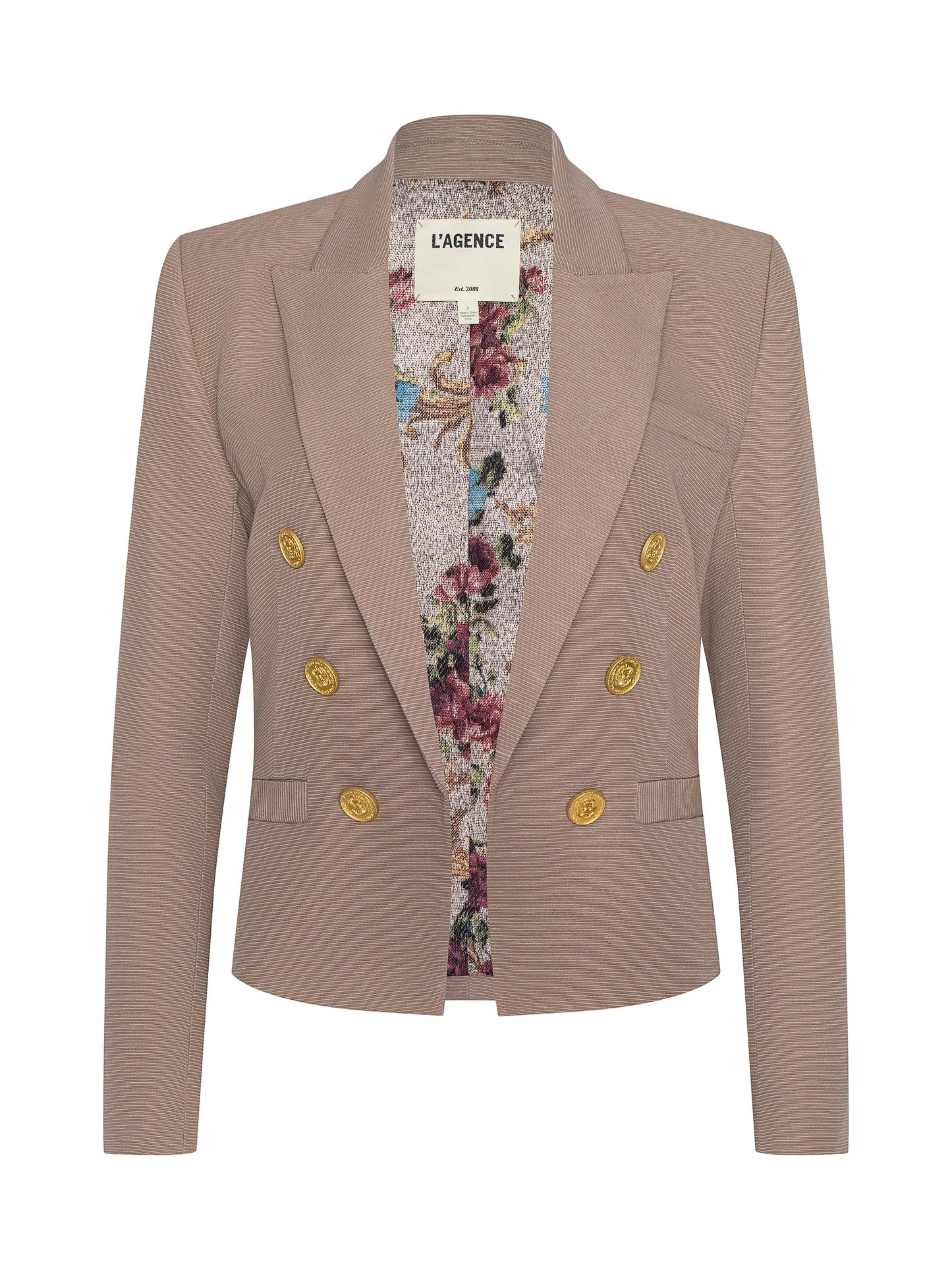 L'AGENCE - Brooke Blazer Multi Floral