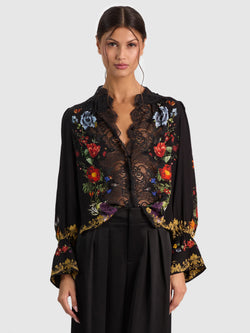 alice + olivia - Marion Cutaway Lace