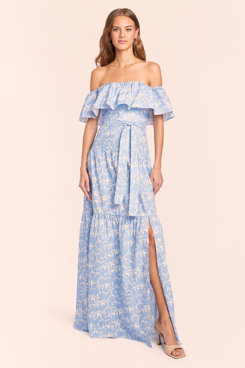 AMANDA UPRICHARD - Karalyn Maxi Dress in Bluestem Print
