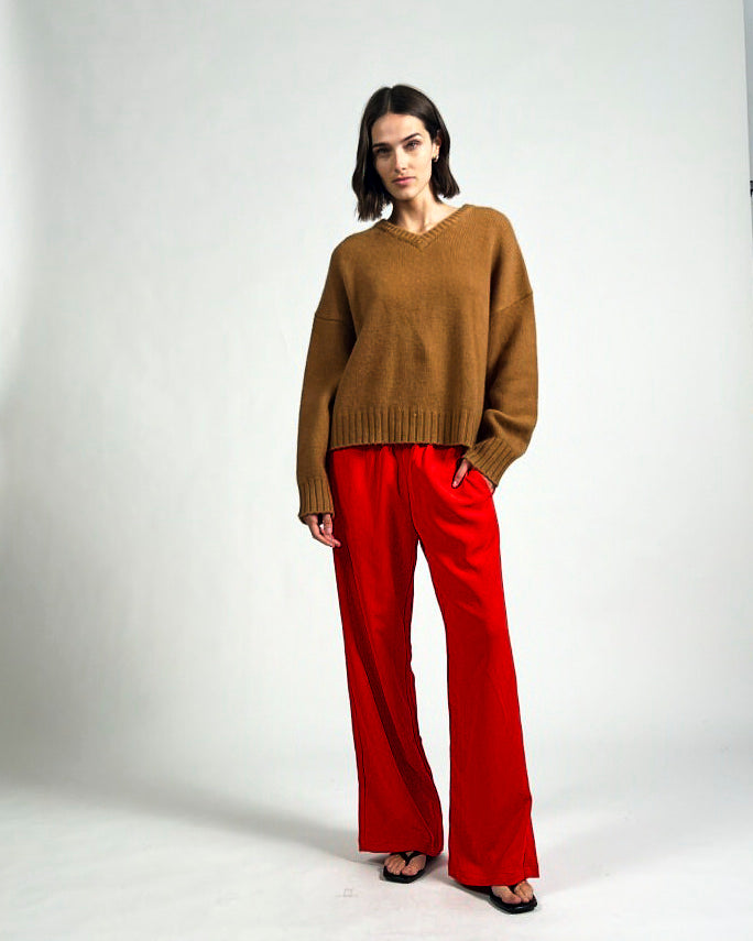 Solid & Striped - The Monaco Pant in Apple Red