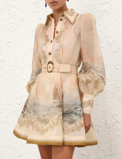 Zimmermann - Rebellion Marine Mini Dress