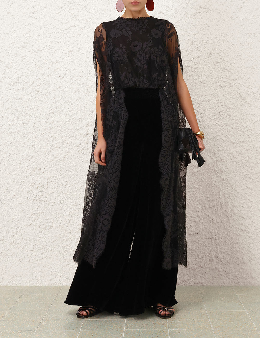 Zimmermann - Valiant Lace Caped Top