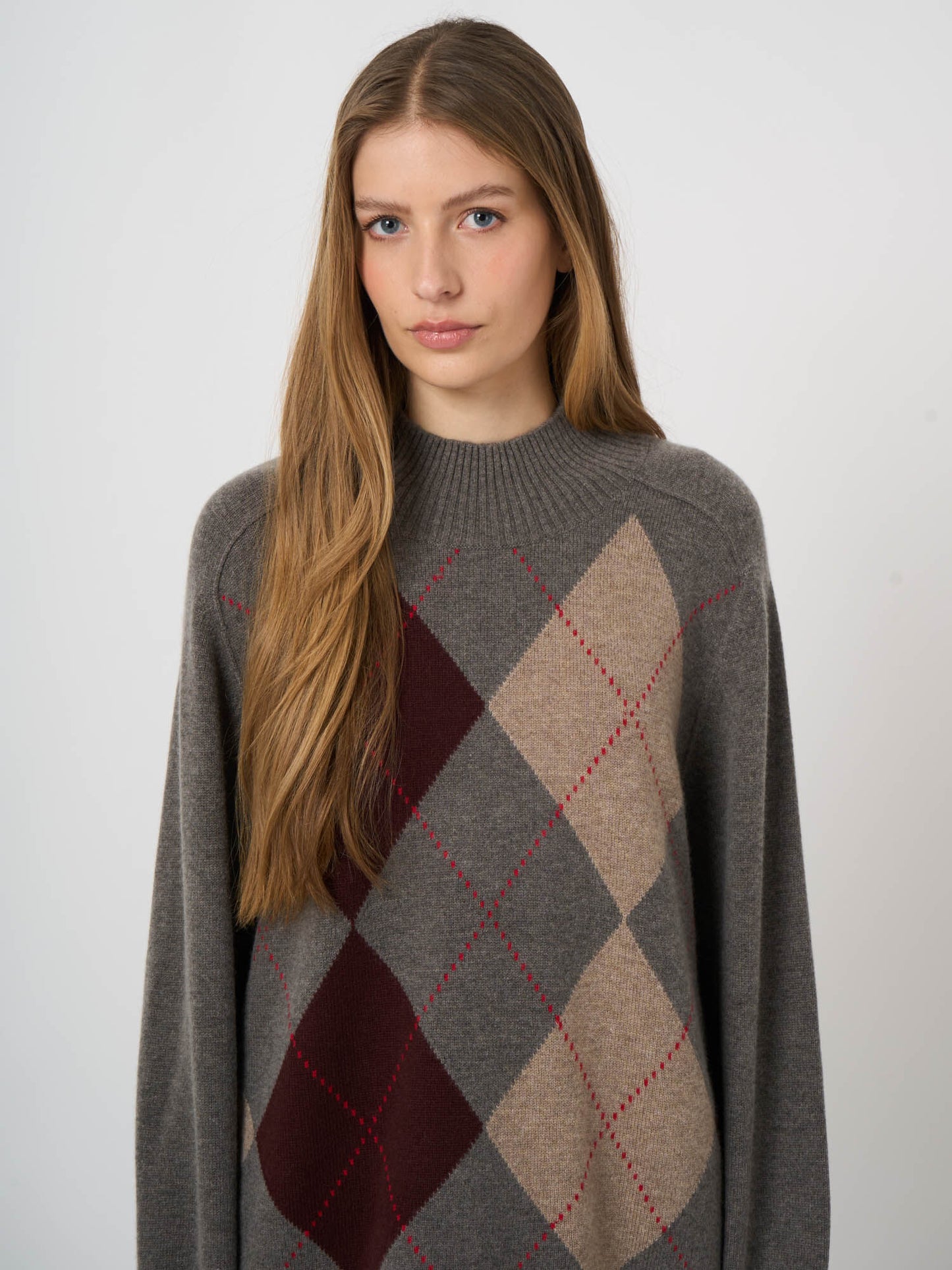 Repeat Cashmere - Pullover Rock in Brown