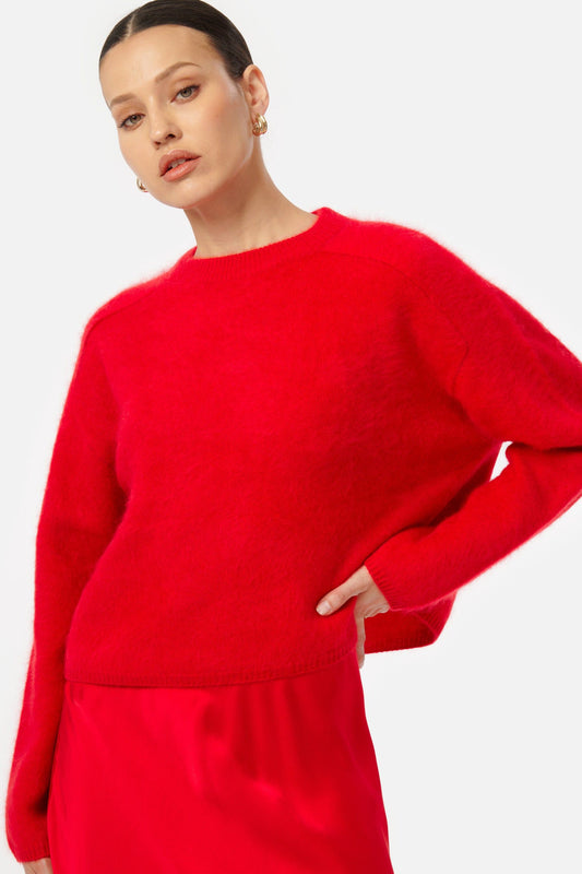 Cami NYC - Niall Cashmere Sweater in Cardinal