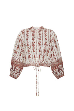 Cara Cara - Perrin Top Vining Flora Brown