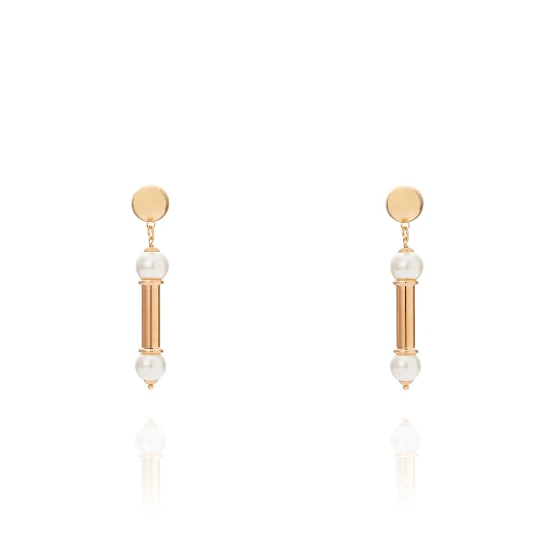 Cristina Sabatini - Lorena Earring in Pearl Gold