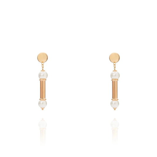 Cristina Sabatini - Lorena Earring in Pearl Gold