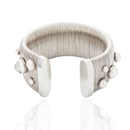 Cristina Sabatini - Oriana Bracelet in Pearl Silver