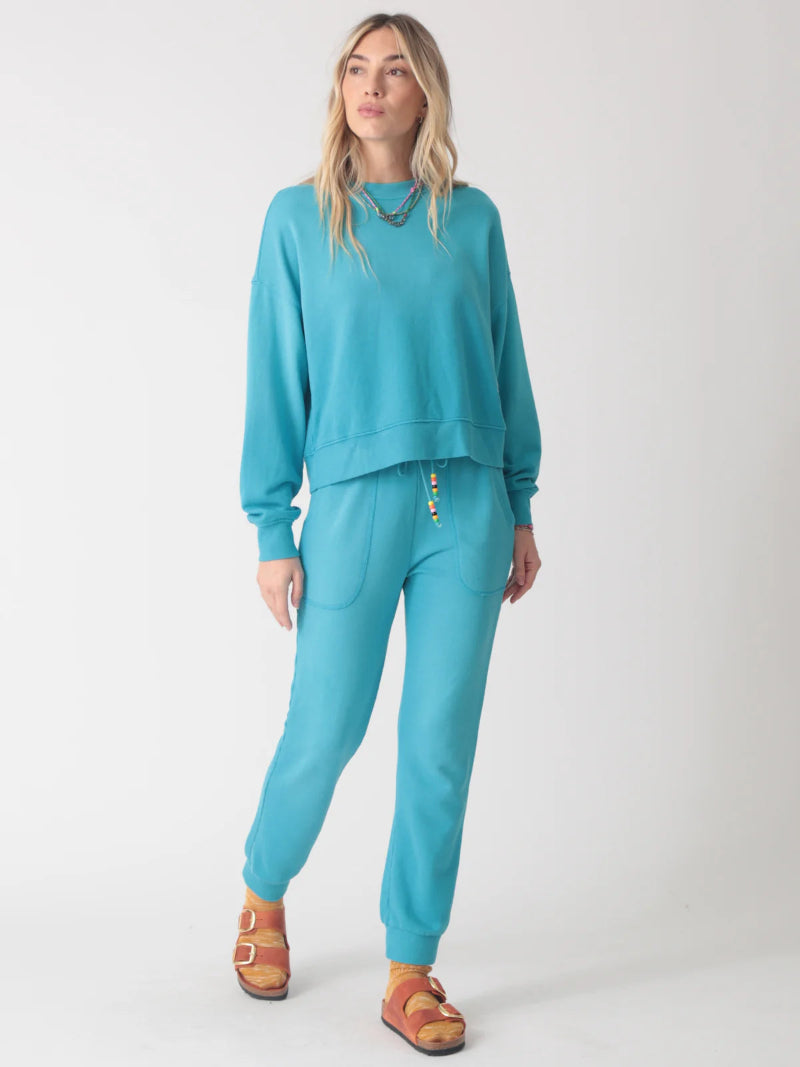 Electric & Rose - Ronan Pullover Sweatshirt in Ocean
