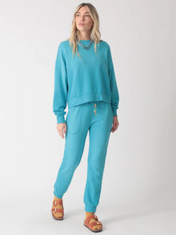 Electric & Rose - Ronan Pullover Sweatshirt in Ocean