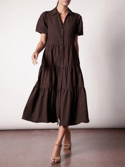 BROCHU WALKER - The Havana Dress in Java