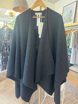 MM by Max Mara - Fanfara Poncho in Black