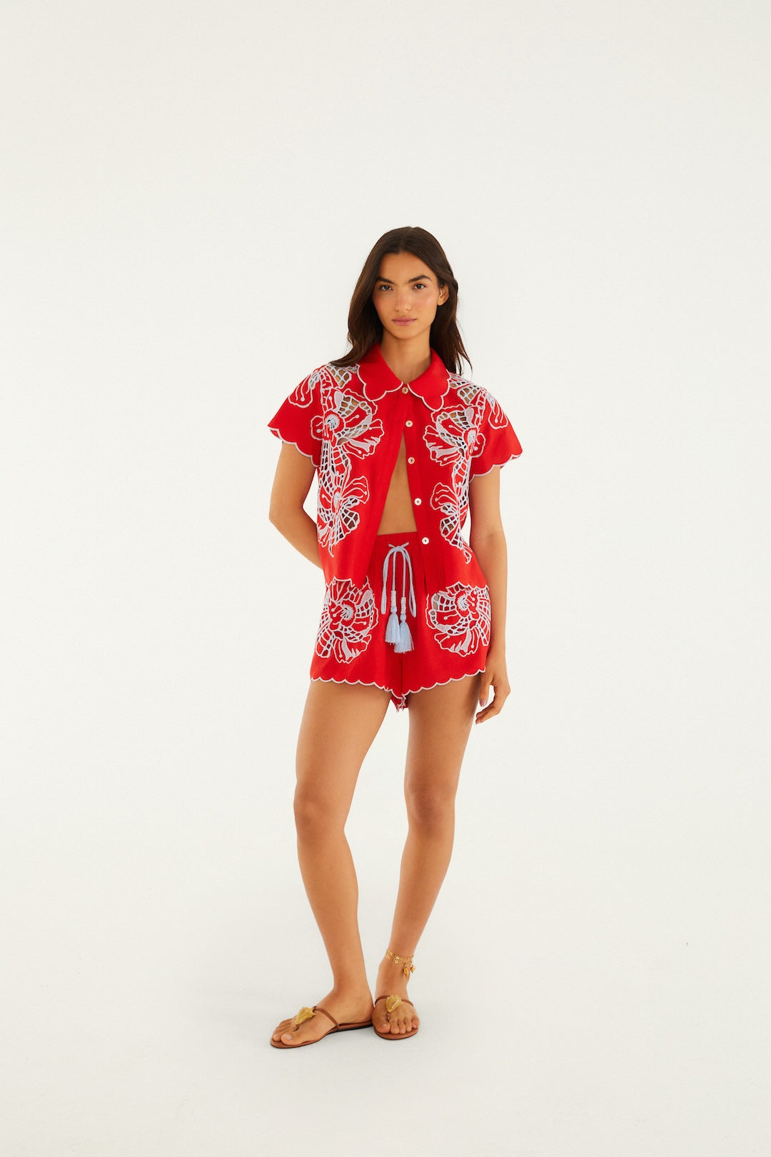 MINI SHORTS WITH EMBROIDERY