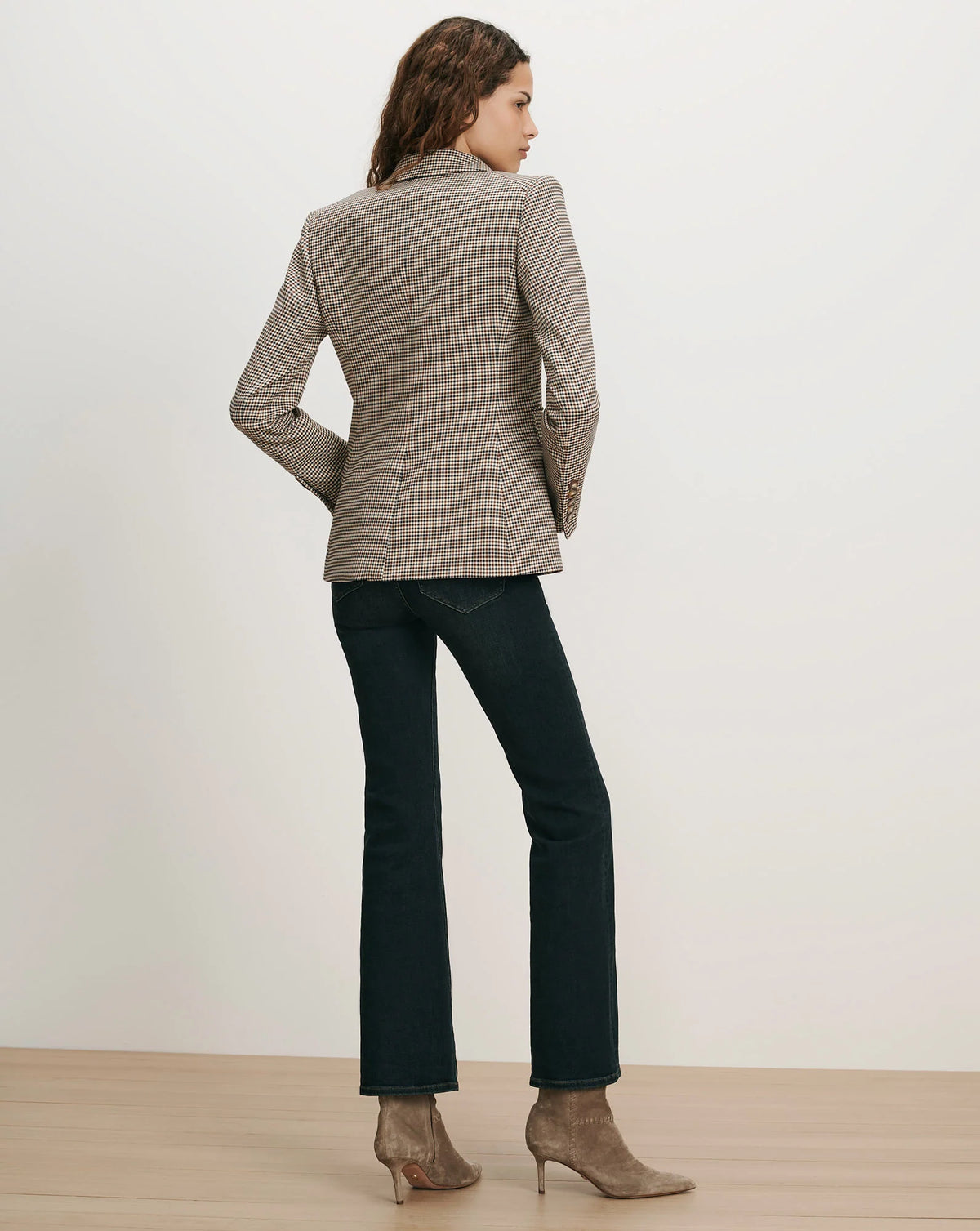 Veronica Beards - Miller Dickey Jacket in Rust/Navy Multi