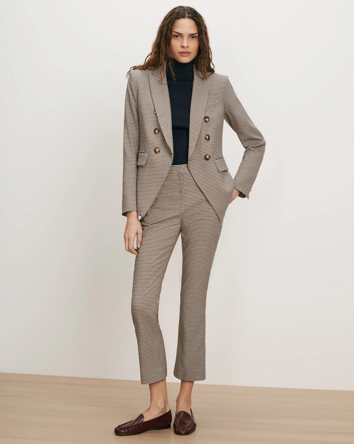 Veronica Beards - Miller Dickey Jacket in Rust/Navy Multi