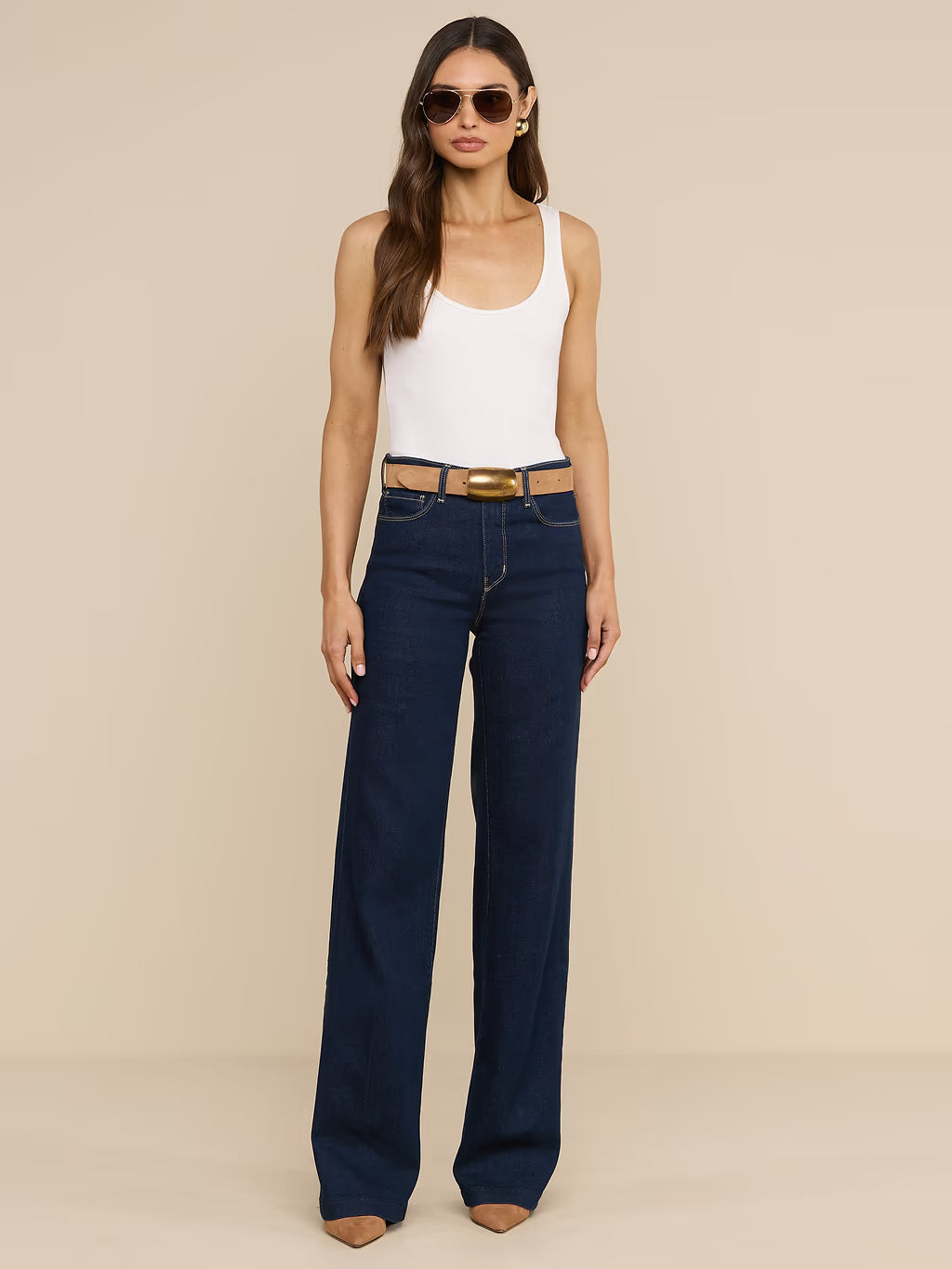 L'AGENCE - Clayton High Rise Wide Leg in Koval