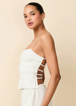 Solid & Striped - The Delta Top in Optic White