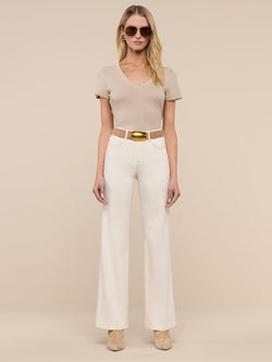 L'Agence - Scottie High Rise Wide Leg in Macadamia