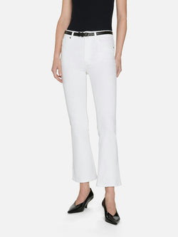 FRAME - The Reboot Crop Jeans in White