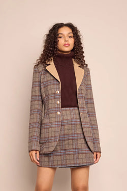 Cara Cara - Ross Blazer in Allen Plaid