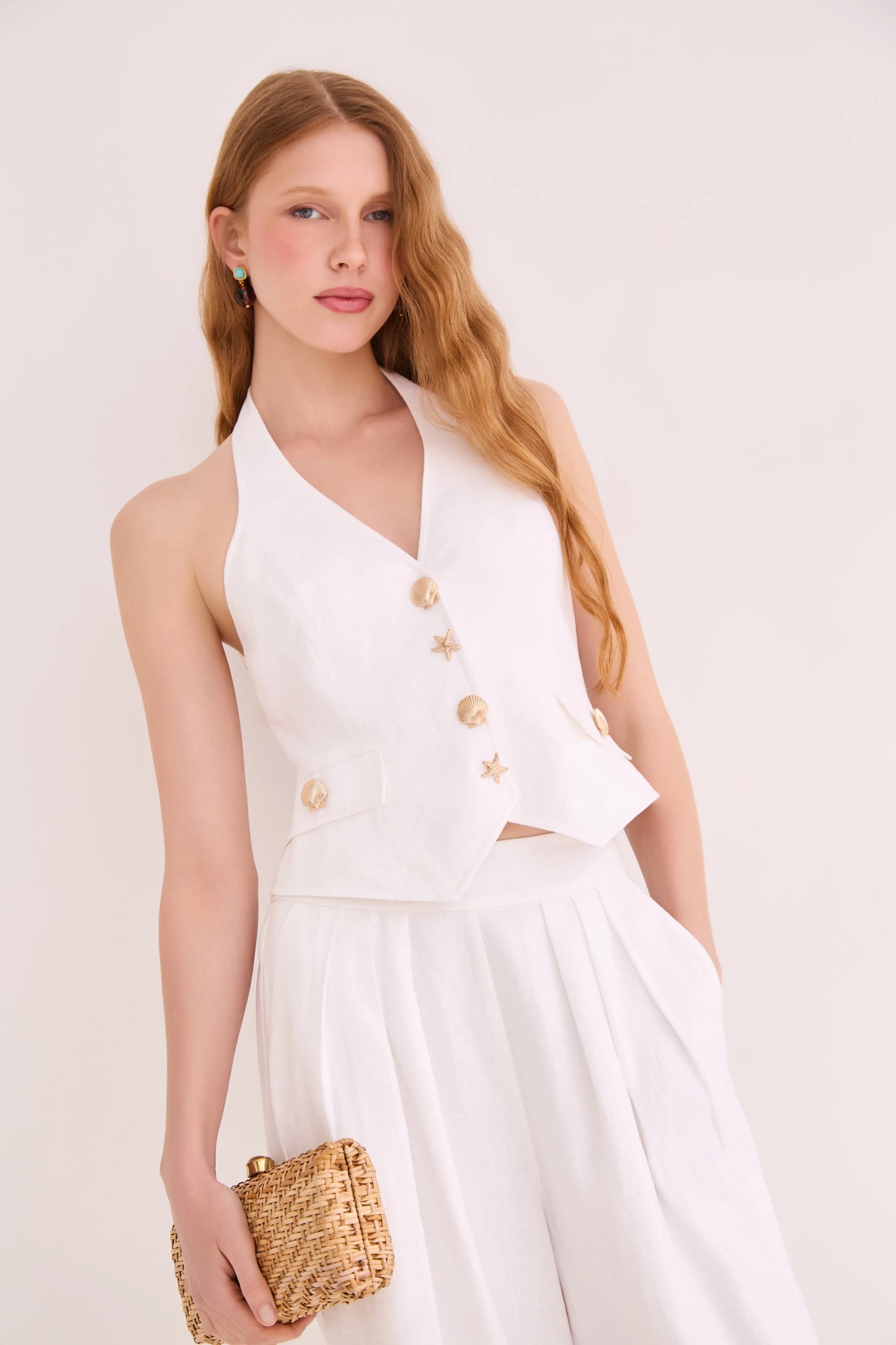 Cara Cara - Prescott Top in White