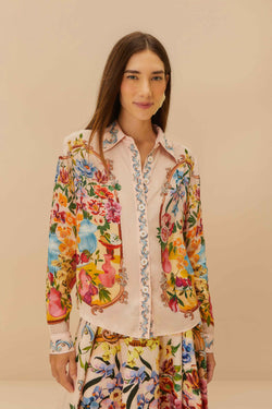 FARM Rio - Garden Terrace Pink Shirt