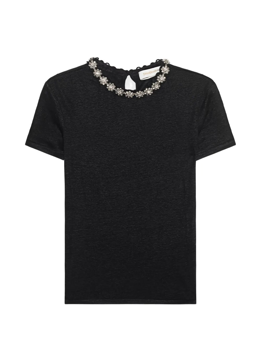 Zimmermann - Embellished Tee in Black