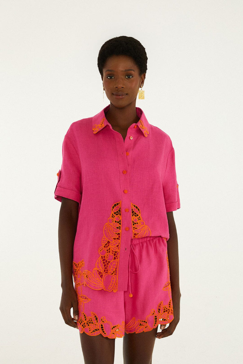 Farm Rio - Fruit Richiliuer Artisanal Buttoned Shirt