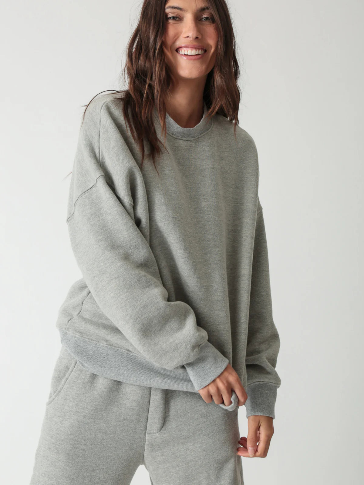 Electric & Rose - Atlas Sweatshirt in Heather Grey