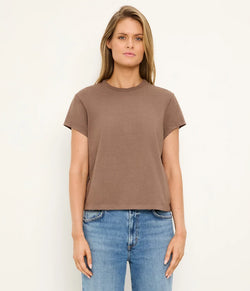 Michael Stars - Solene Crewneck Tee in Quicksand